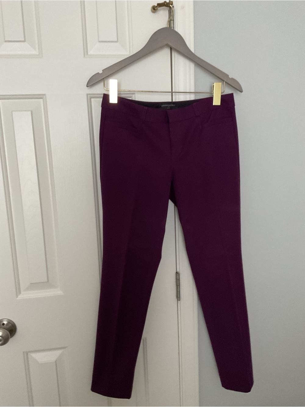 Banana Republic Plum Slim Dress Pants